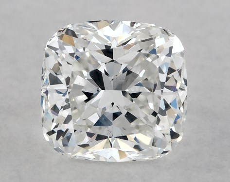 GIA 0.51 Carat F-VS2 Ideal Cut Cushion Modified Diamond